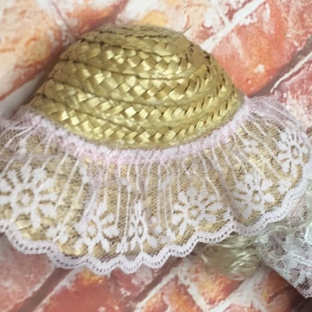 Vintage Handmade Lace Tiered Victorian Broomstick Doll Wall Hangings